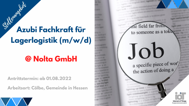 Azubi Fachkraft für Lagerlogistik (m/w/d) @ Nolta GmbH